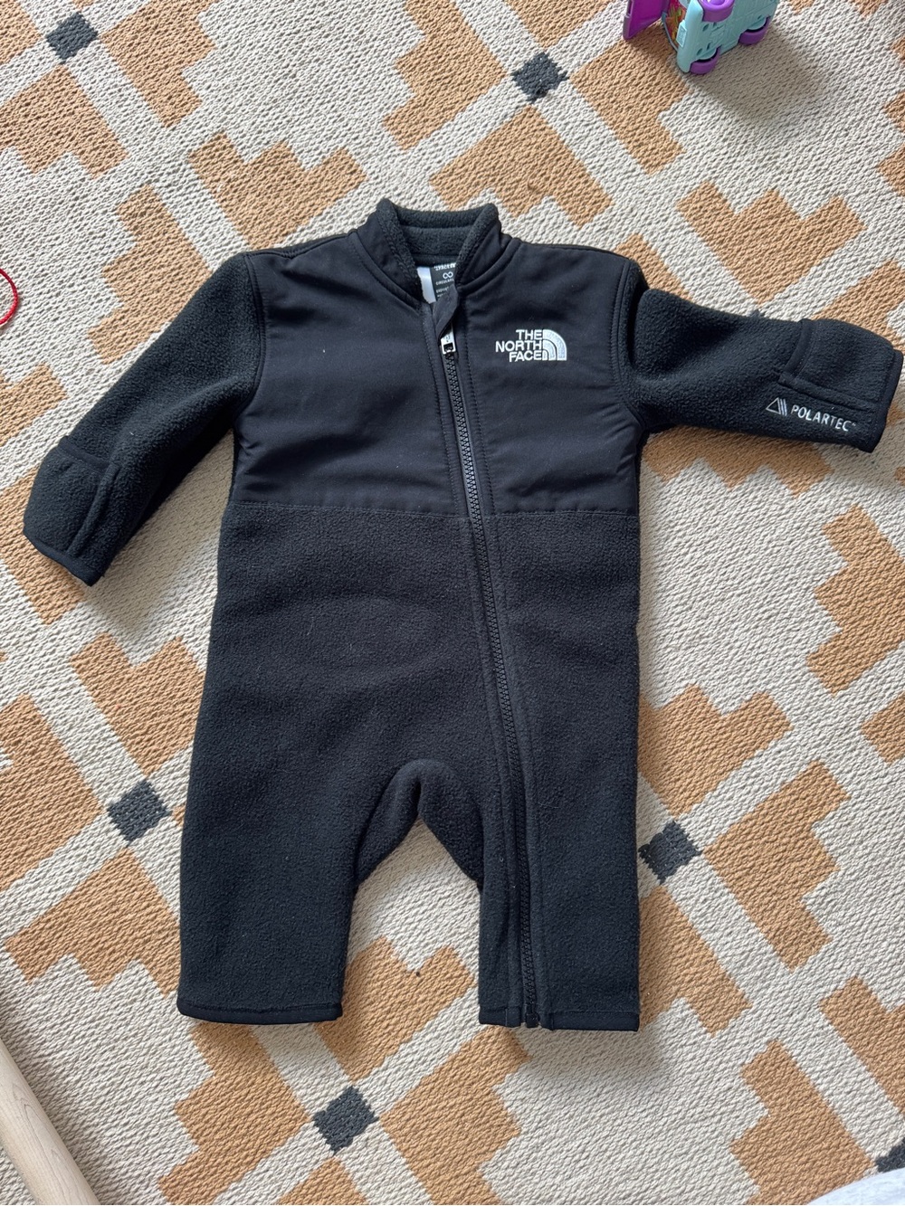 The North Face Black Baby Denali One-Piece